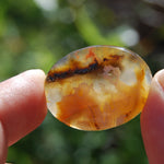 Plume Agate Cabochon