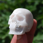 Flower Agate Sakura Agate Crystal Skull