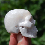 Flower Agate Sakura Agate Crystal Skull