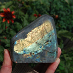 Purple Labradorite, Labradorite Crystal Freeform Tower, Spectrolite