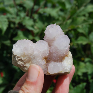 Amethyst Spirit Quartz Crystal Cluster, Spirit Quartz