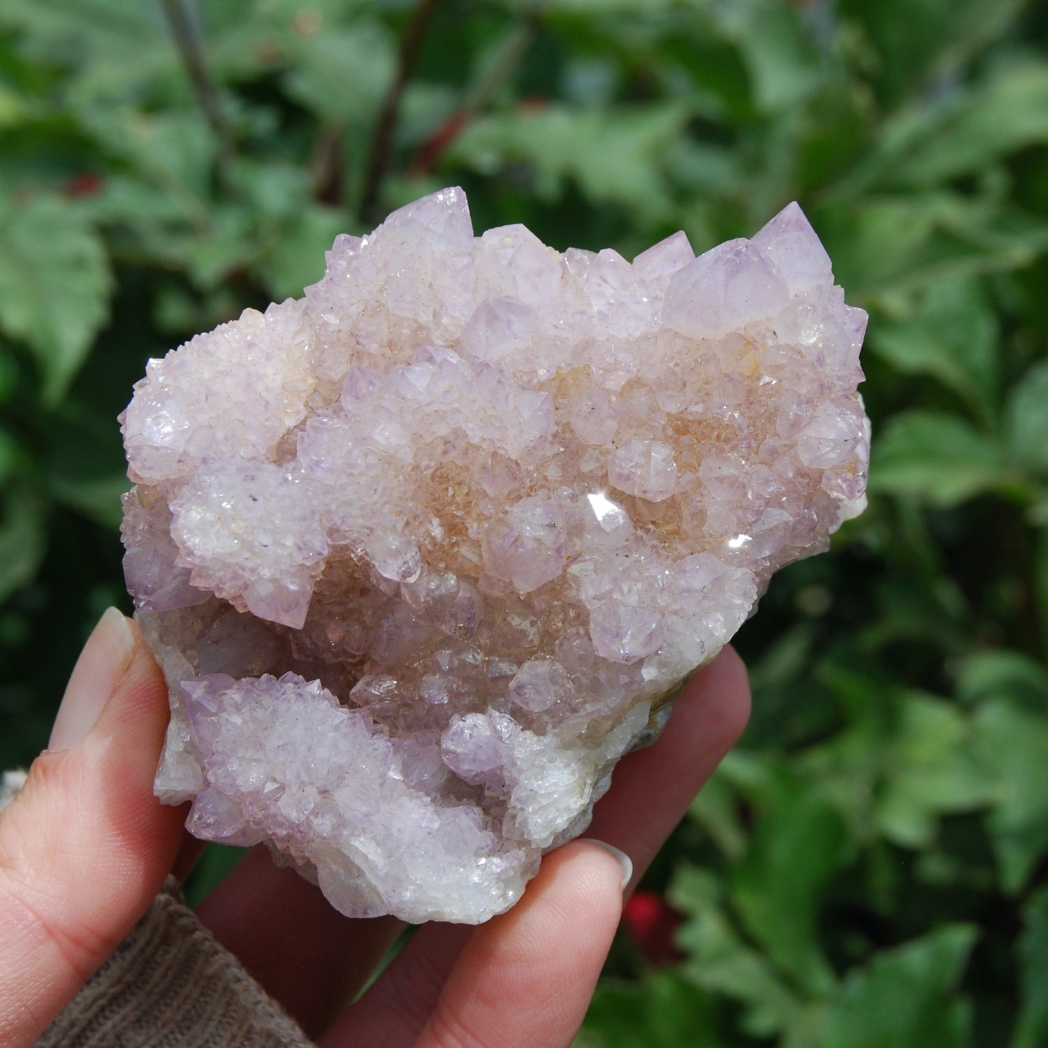 Spirit Quartz, Amethyst Spirit Quartz Crystal Cluster