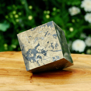 Chalcopyrite Crystal Cube