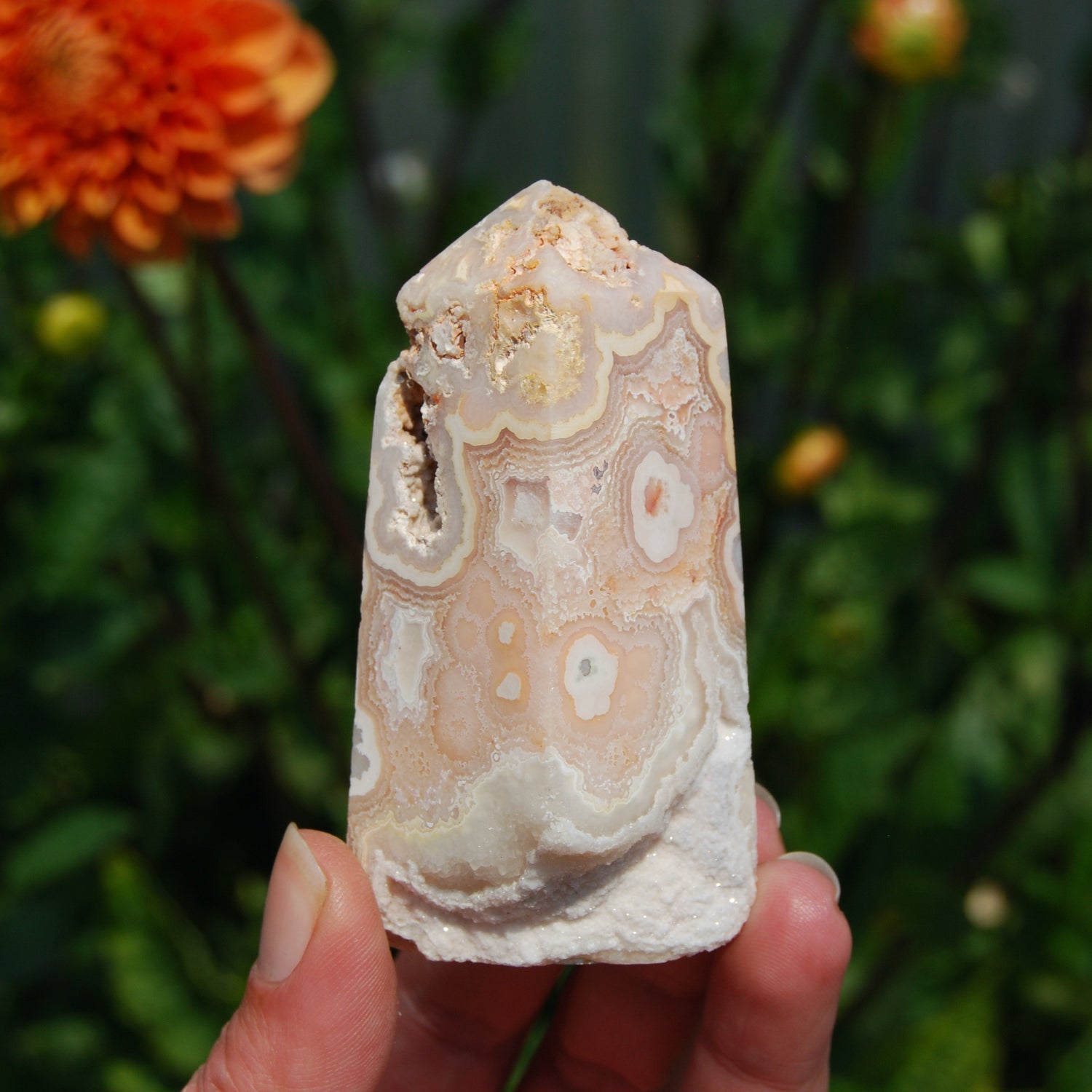 PINK Crazy Lace Agate, PINK Crazy Lace Agate Tower, Indonesia