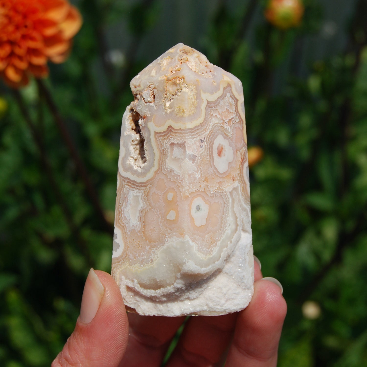 PINK Crazy Lace Agate, PINK Crazy Lace Agate Tower, Indonesia