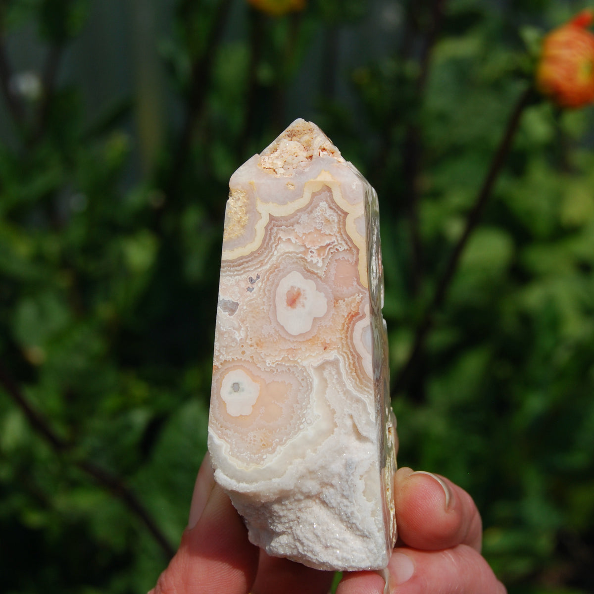PINK Crazy Lace Agate, PINK Crazy Lace Agate Tower, Indonesia