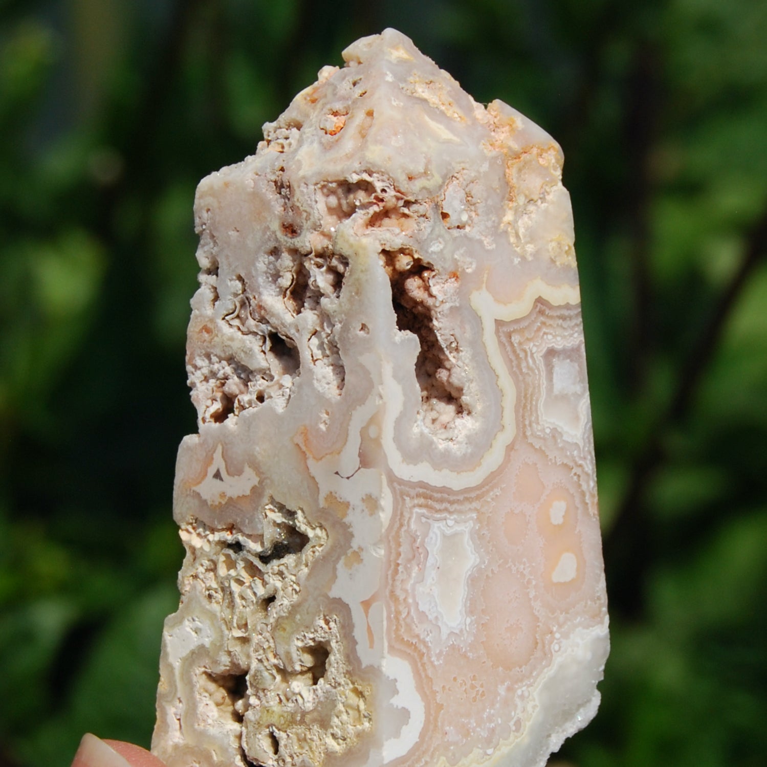 PINK Crazy Lace Agate, PINK Crazy Lace Agate Tower, Indonesia