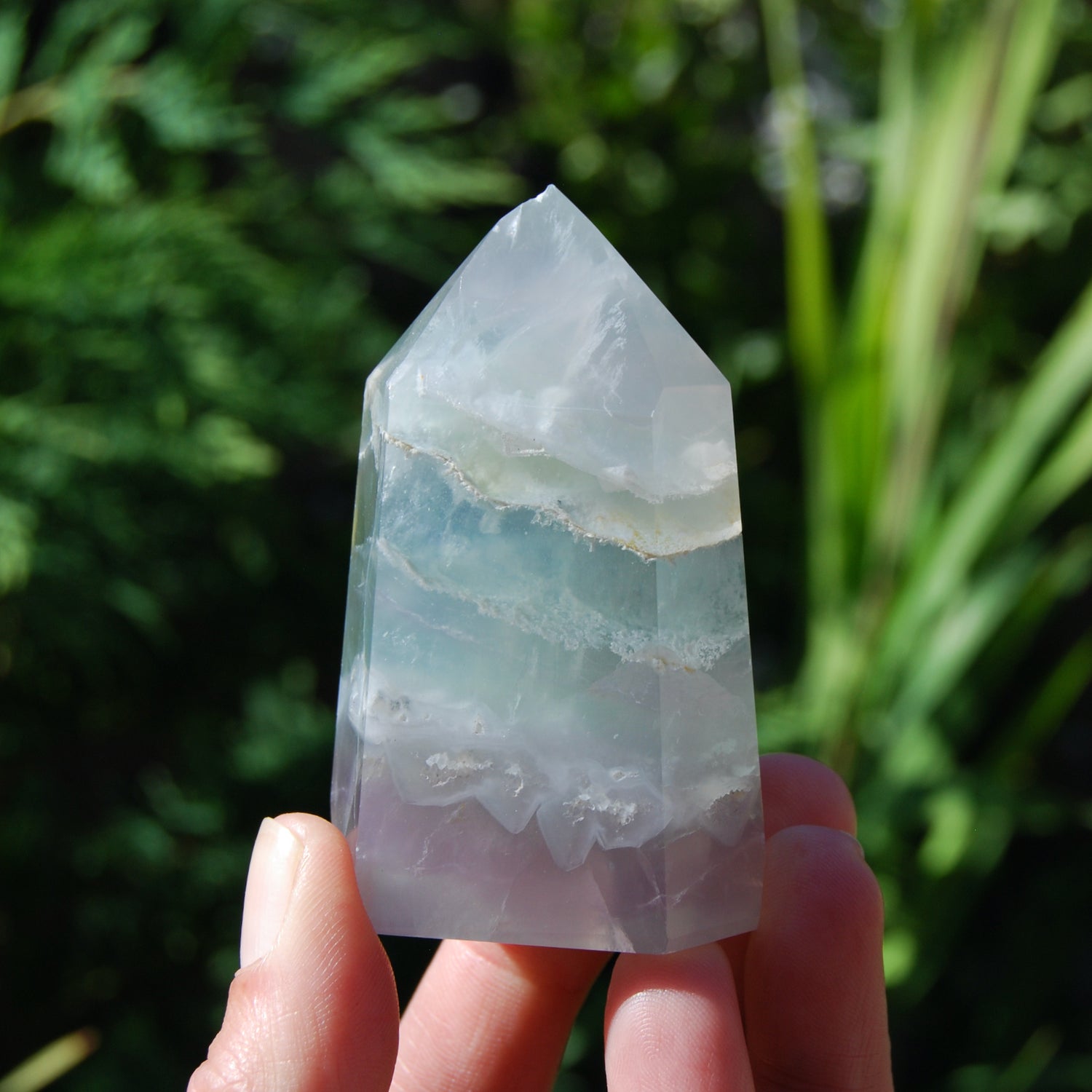 Yttrium Fluorite Crystal Tower, Lavender Fluorite