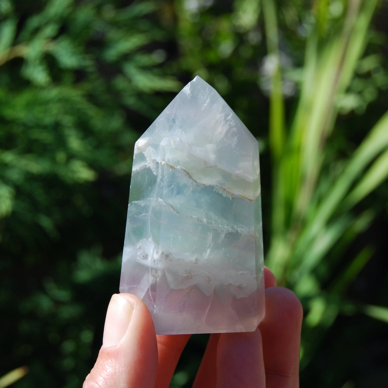 Yttrium Fluorite Crystal Tower, Lavender Fluorite
