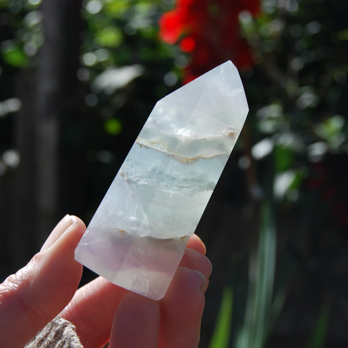 Yttrium Fluorite Crystal Tower, Lavender Fluorite