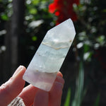 Yttrium Fluorite Crystal Tower, Lavender Fluorite