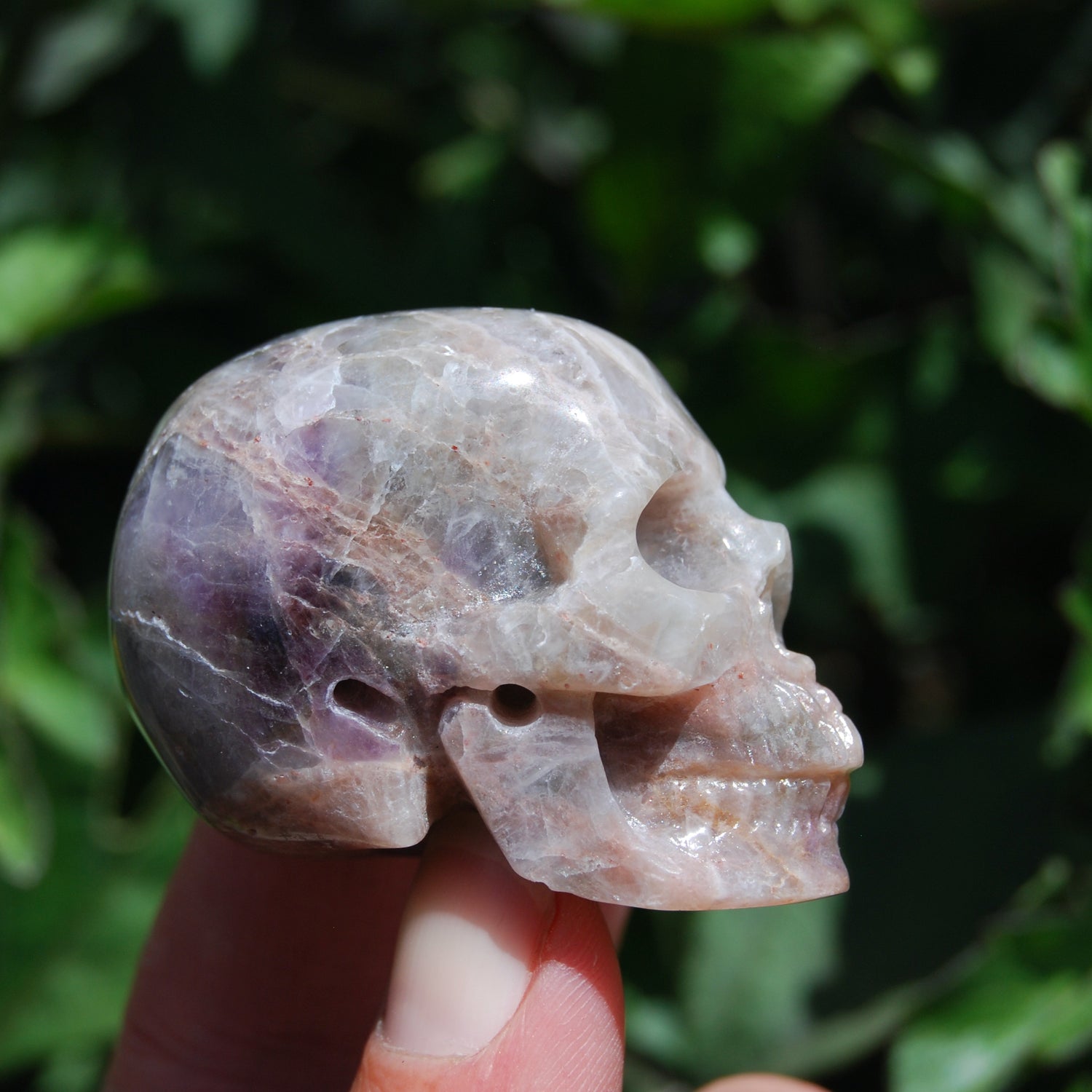 Amethyst Crystal Skull