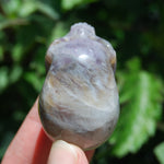 Chevron Dream Amethyst Skull Realistic