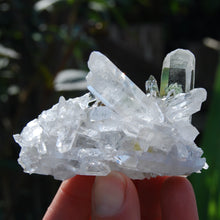 Load image into Gallery viewer, Optical Chlorite Quartz Crystal Cluster, Twin Flame Double Starburst Formation, Corinto, Brazil
