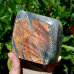 Labradorite Crystal Freeform Tower, Large Purple Spectrolite