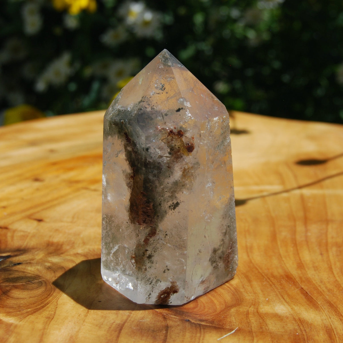 Lodolite Crystal Tower, Scenic Garden Quartz