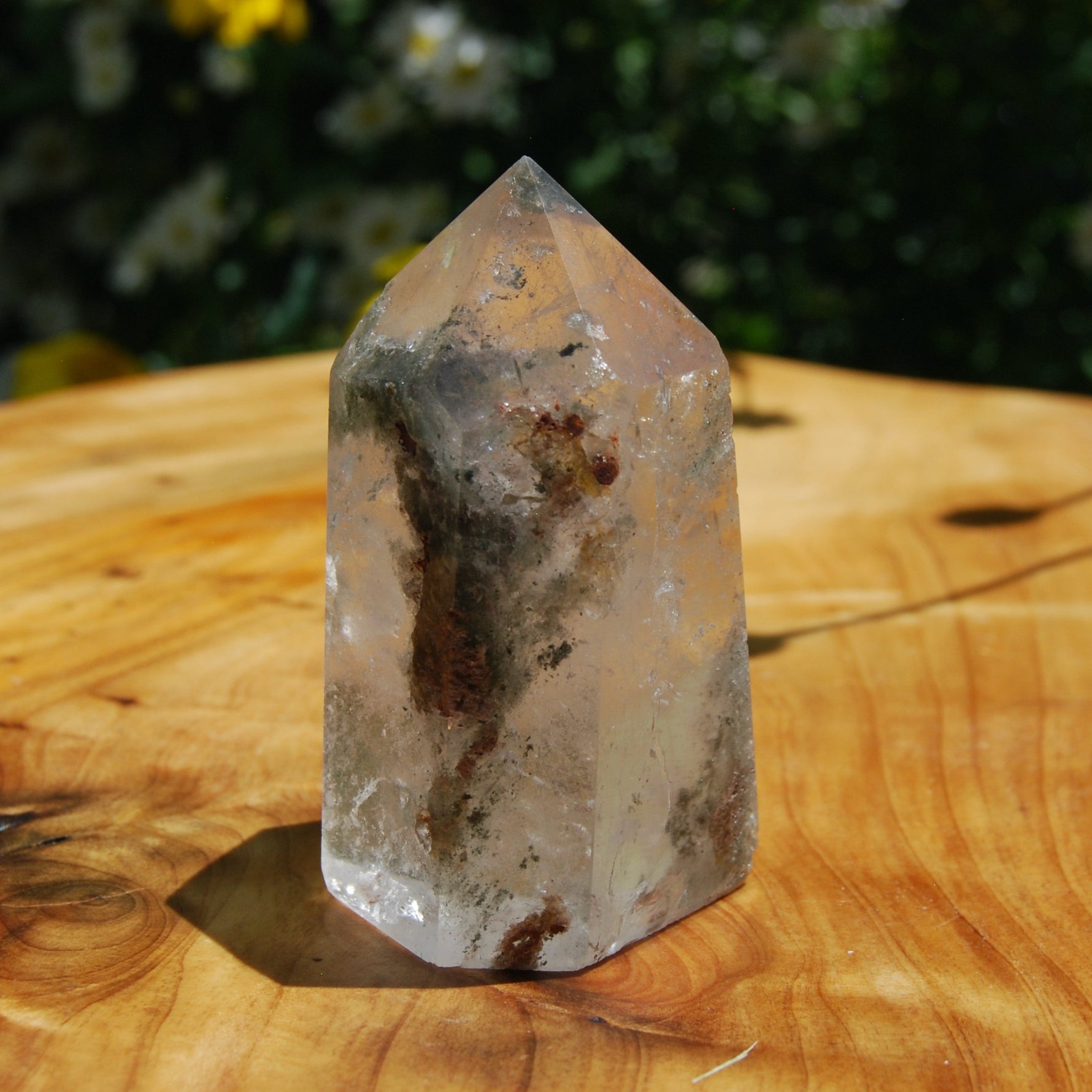 Lodolite Crystal Tower, Scenic Garden Quartz