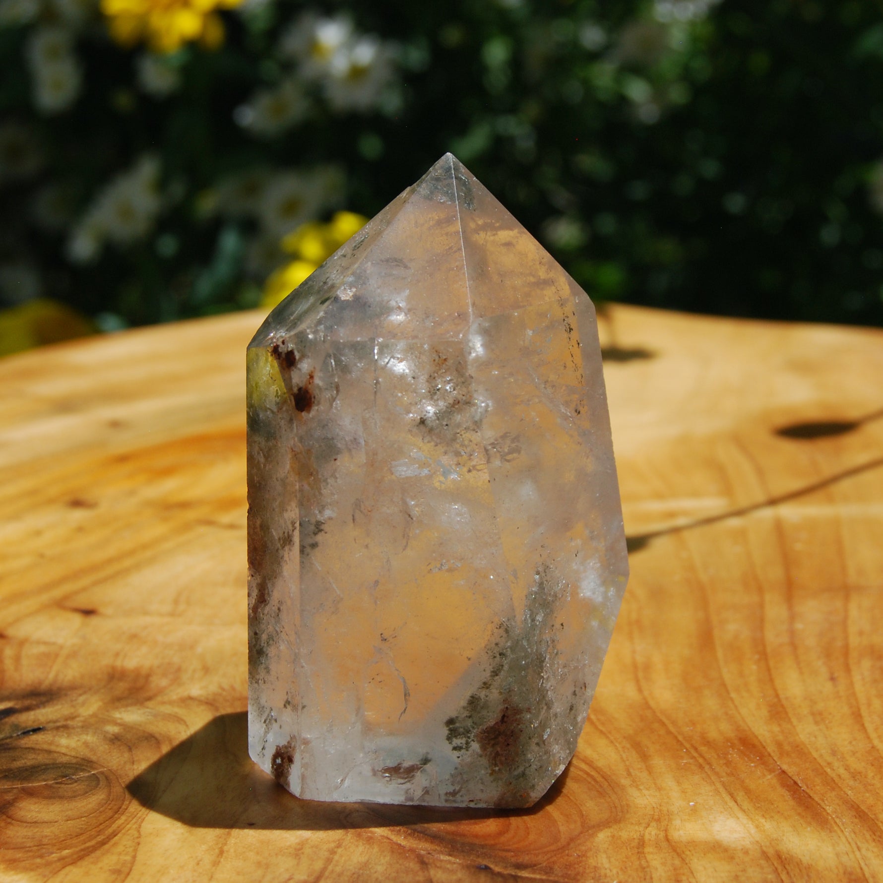 Lodolite Crystal Tower, Scenic Garden Quartz