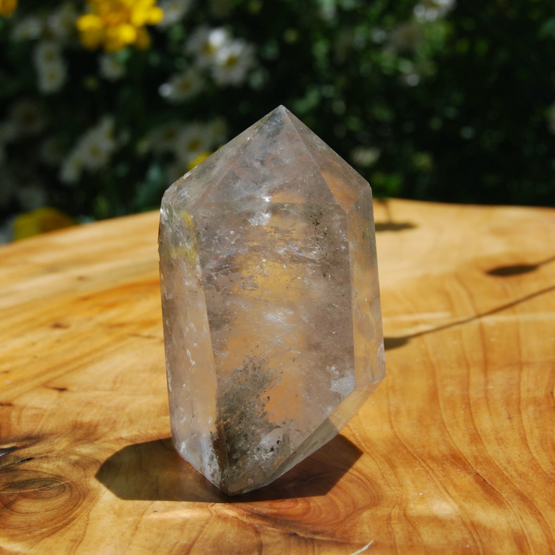 Lodolite Crystal Tower, Scenic Garden Quartz