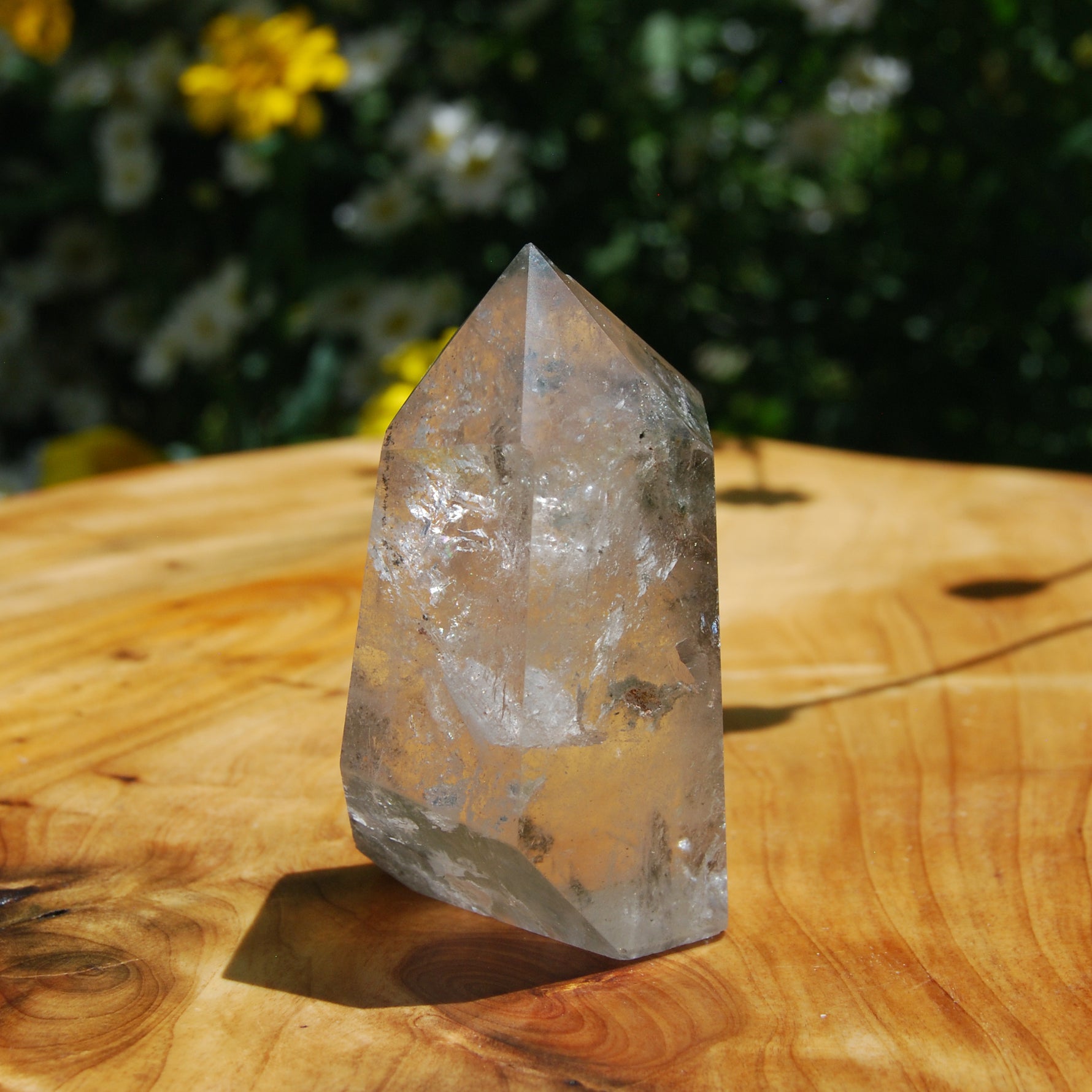 Lodolite Crystal Tower, Scenic Garden Quartz