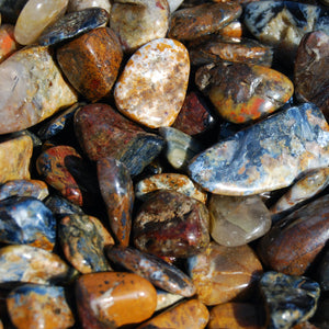 Pietersite Crystal Tumbled Stones, Small Flashy Crystal Set
