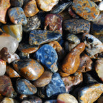 Pietersite Crystal Tumbled Stones, Small Flashy Crystal Set
