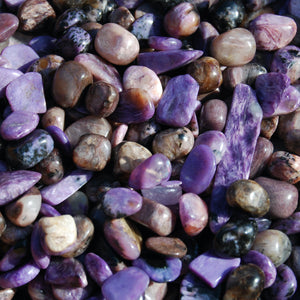 AAA Charoite Crystal Tumbled Stones