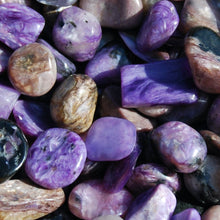 Load image into Gallery viewer, AAA Charoite Crystal Tumbled Stones
