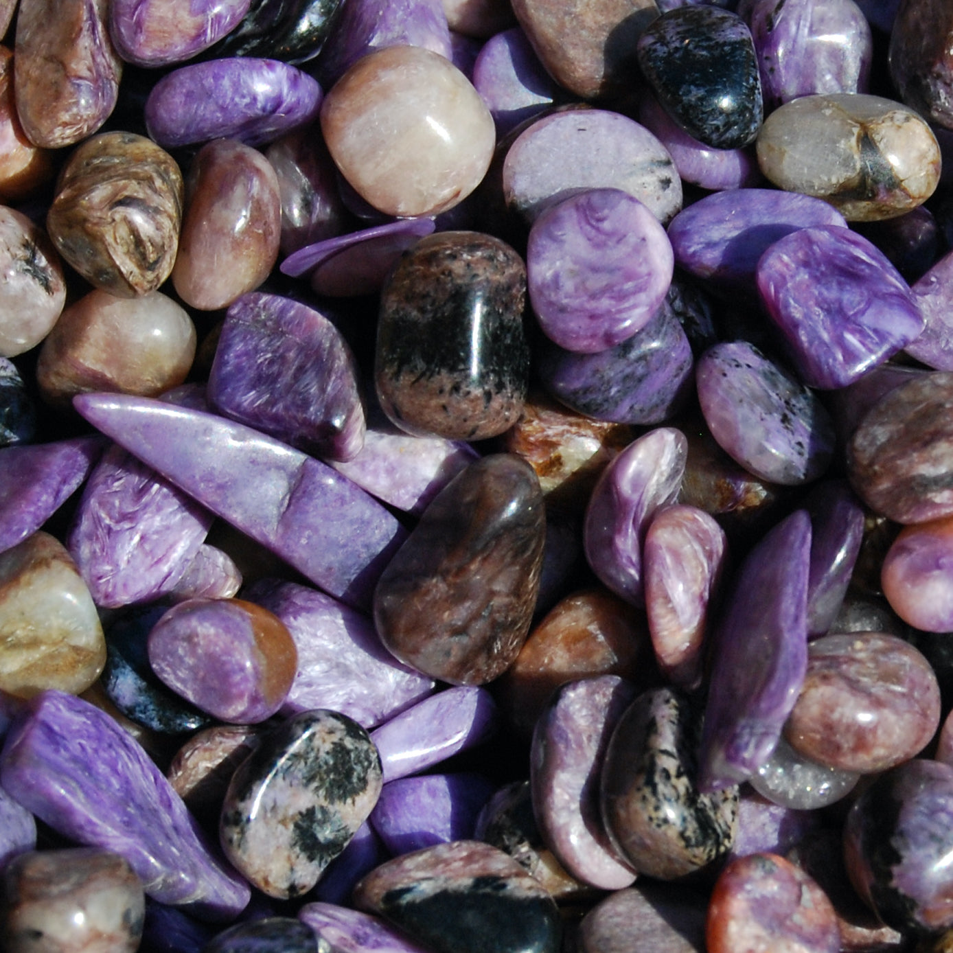 AAA Charoite Crystal Tumbled Stones
