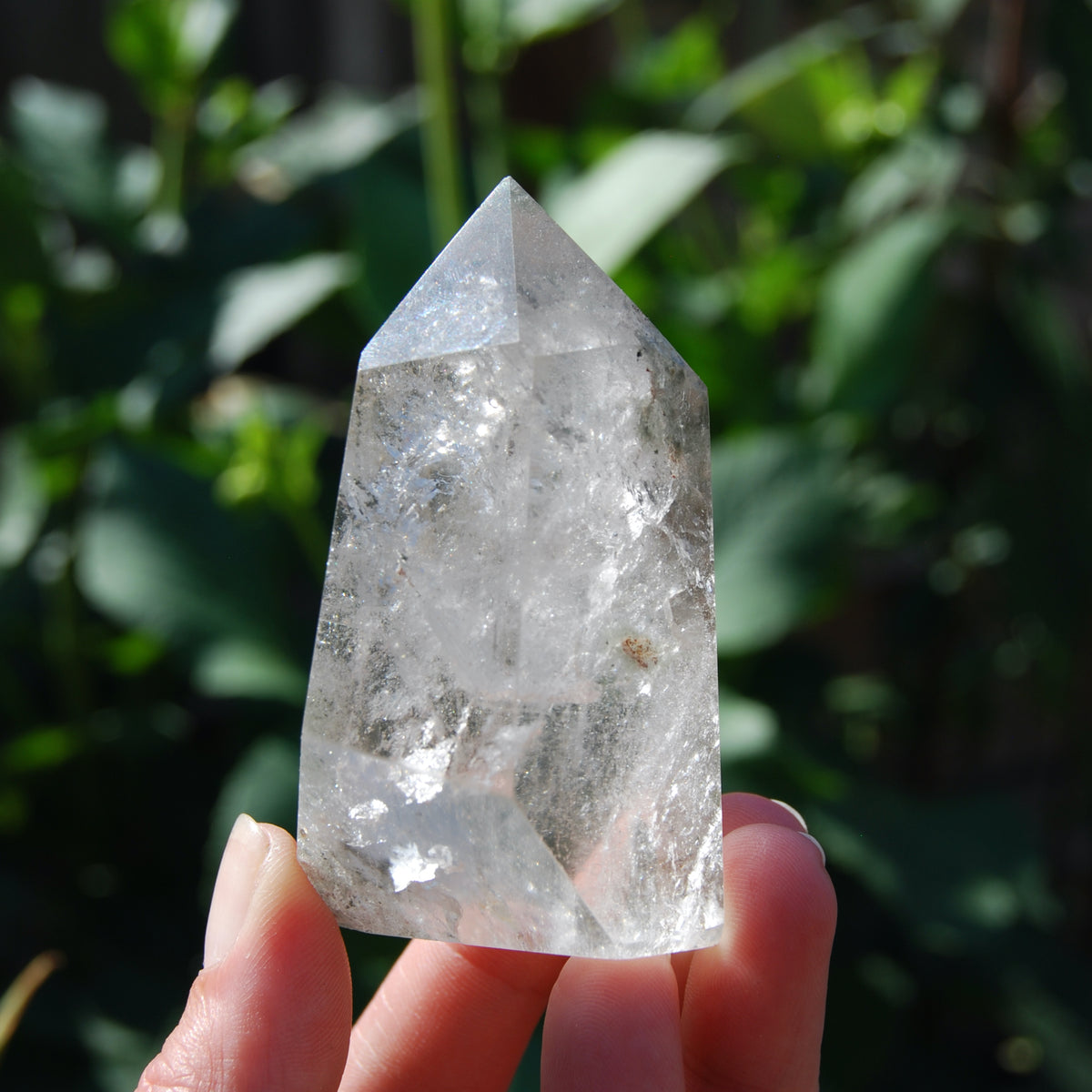 Lodolite Crystal Tower, Scenic Garden Quartz