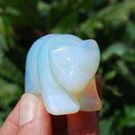 Opalite Carved Crystal Bear