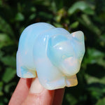 Opalite Carved Crystal Bear
