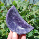 Lepidolite Moon Shaped Crystal Bowl