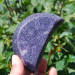 Lepidolite Moon Shaped Crystal Bowl