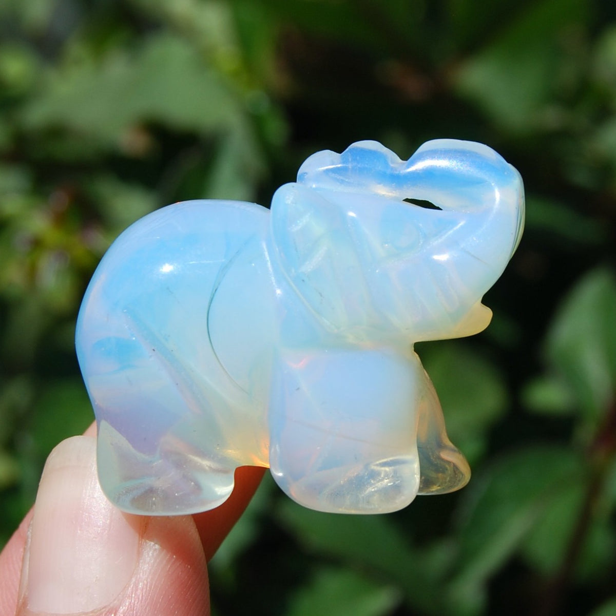 Opalite Crystal Elephant