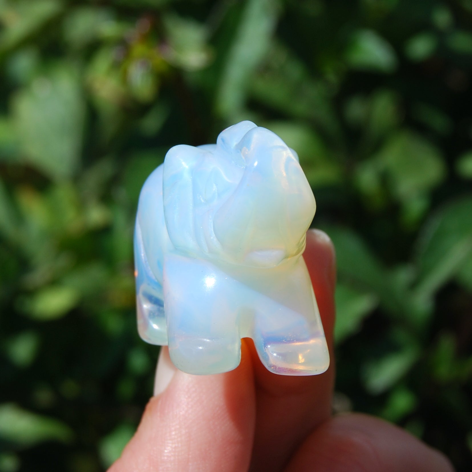 Opalite Crystal Elephant