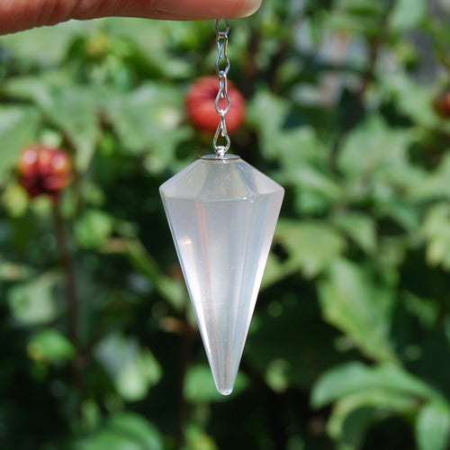 Girasol Quartz Crystal Pendulum, Girasol Quartz