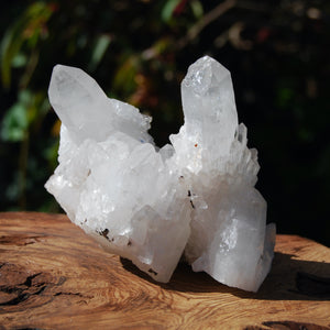 Sugar Quartz Crystal Cluster, Madagascar