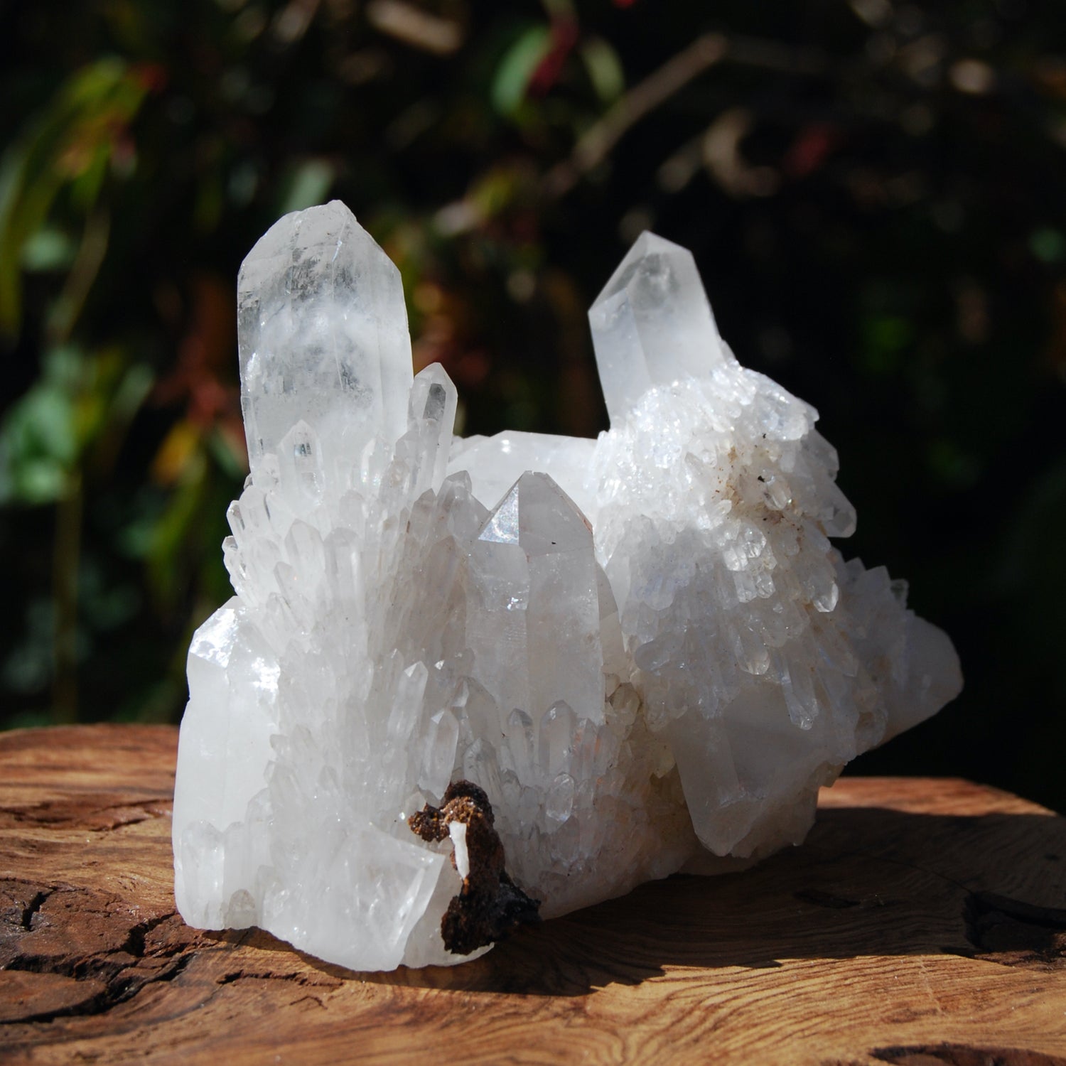 Sugar Quartz Crystal Cluster, Madagascar