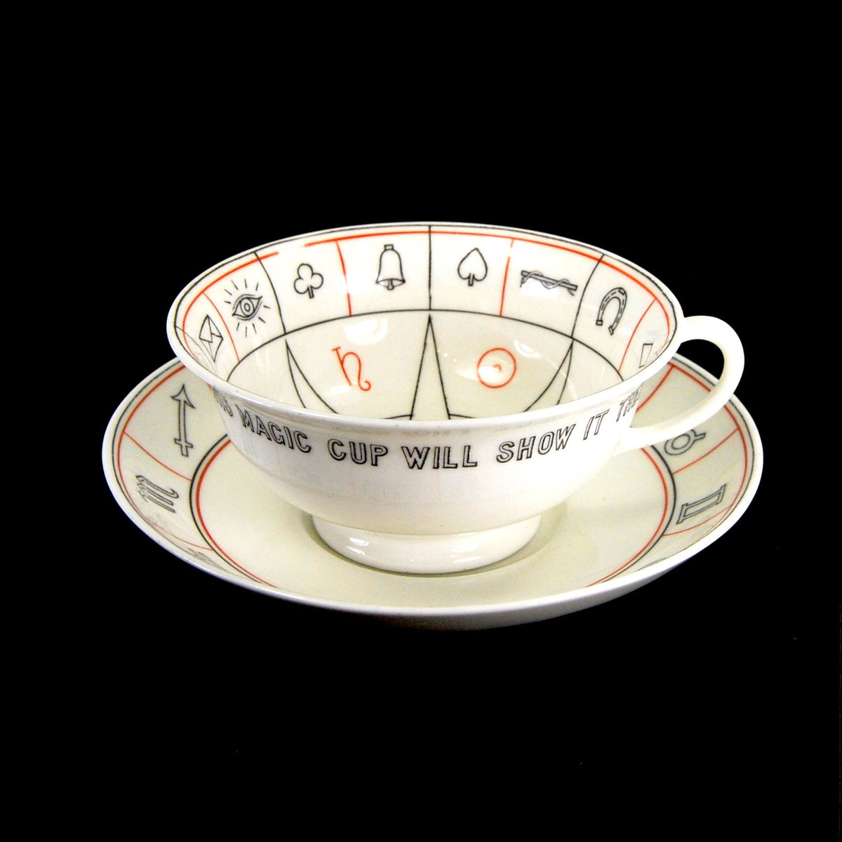 Antique Aynsley NELROS Cup of Knowledge Fortune Telling Teacup circa 1905