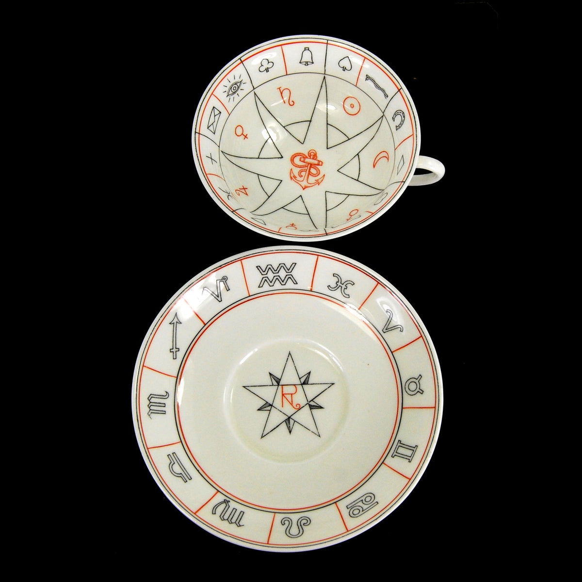 Antique Aynsley NELROS Cup of Knowledge Fortune Telling Teacup circa 1905
