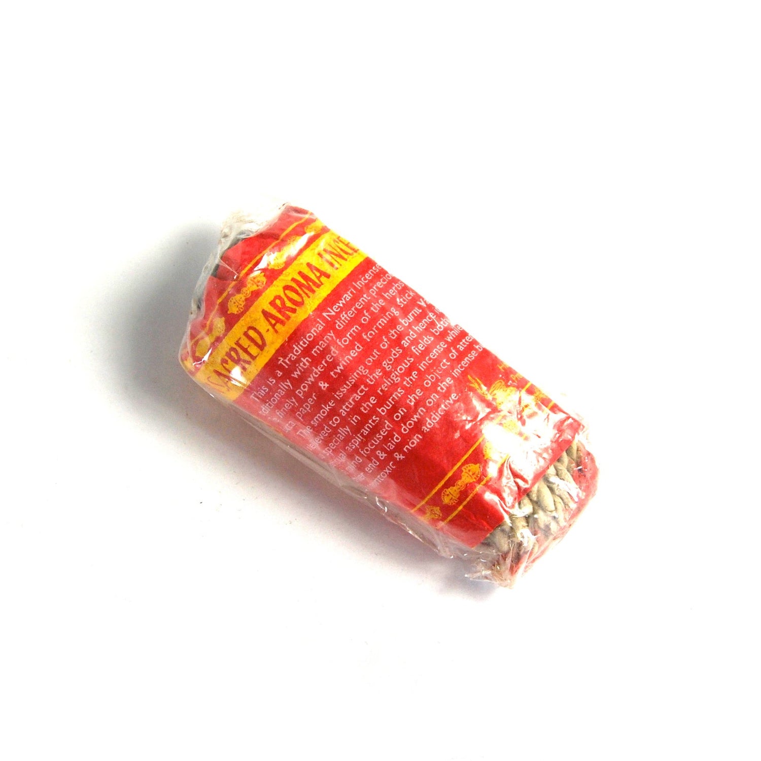 Vajra Sacred Aroma Tibetan Rope Incense All Natural Himalayan