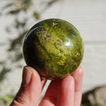 Green Opal Crystal Sphere