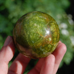 Green Opal Crystal Sphere