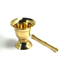 Load image into Gallery viewer, Solid Brass Mortar and Pestle
