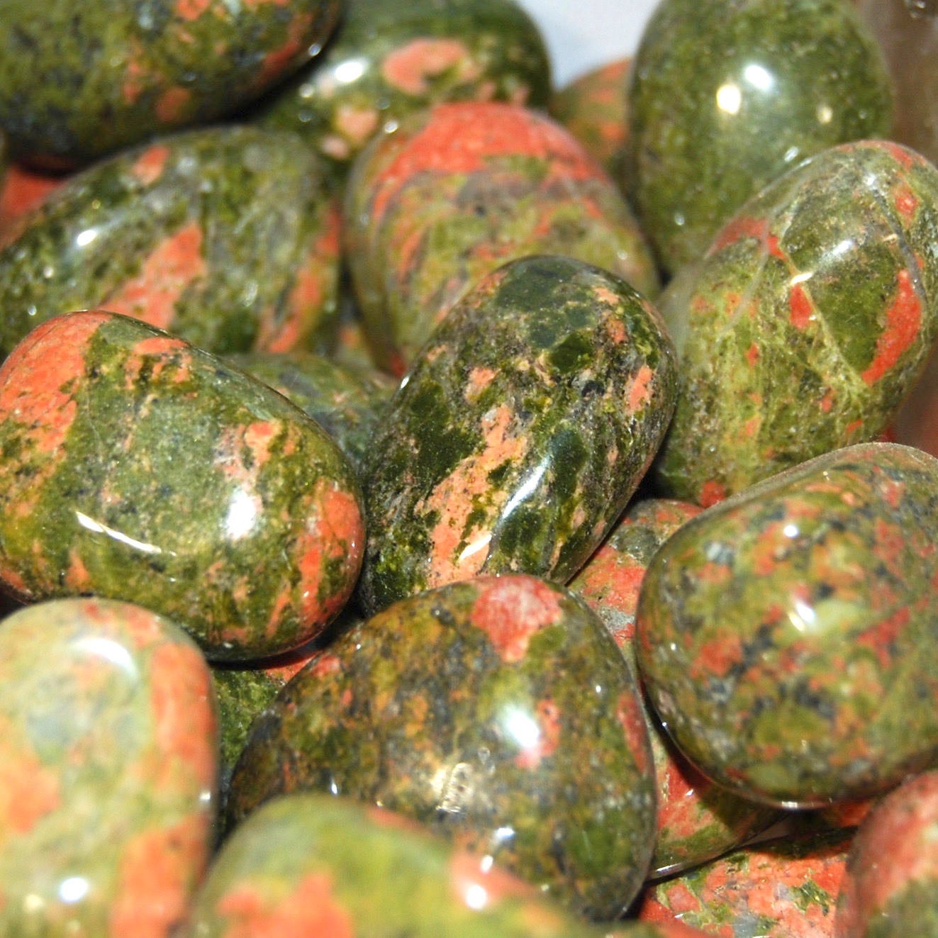 Unakite Tumbled Stones