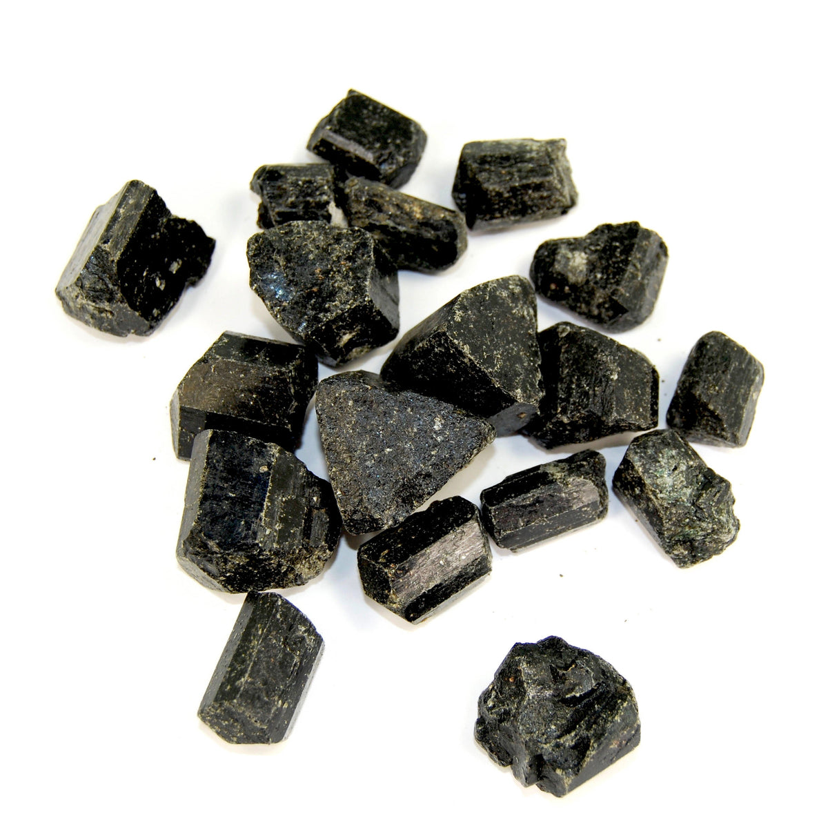 Terminated Black Tourmaline Natural Raw Crystals