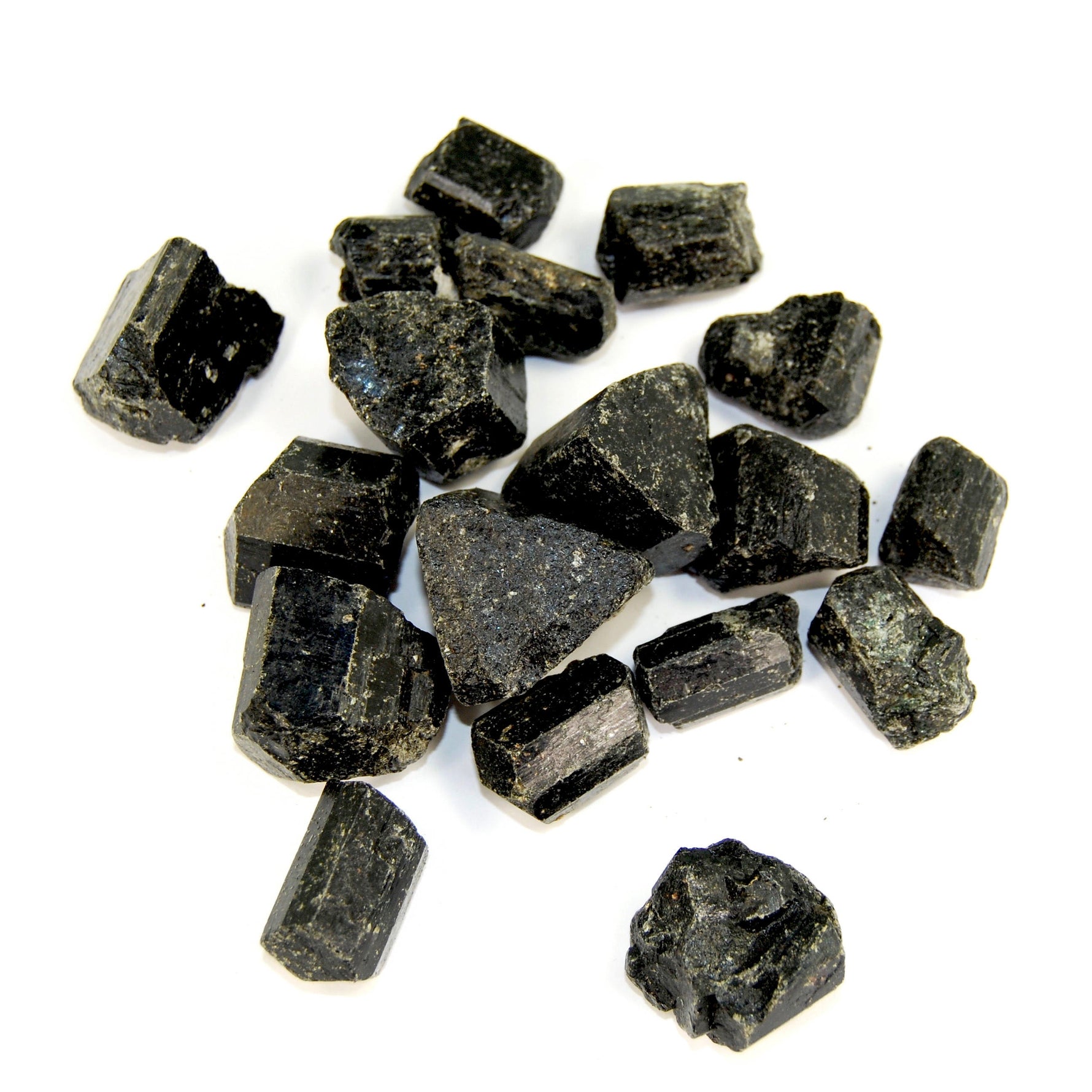 Terminated Black Tourmaline Natural Raw Crystals