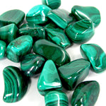 Natural Malachite Tumbled Stones