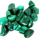Natural Malachite Tumbled Stones